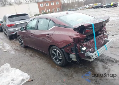 2025 Nissan Sentra Sv from USA, damaged, VIN 3N1AB8CV5SY245263